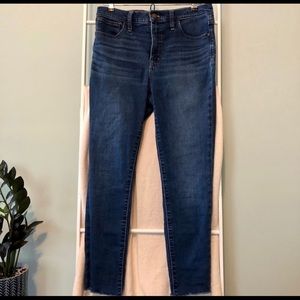 Madewell Roadtripper High Rise Denim Skinny Jeans